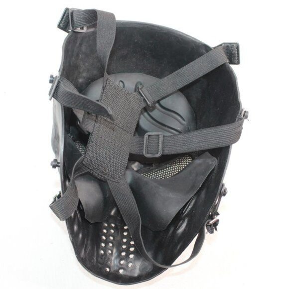 Skull Mask Outdoor Skeleton Halloween Protective Paintball Full Face Mask New - Picture 3 of 5